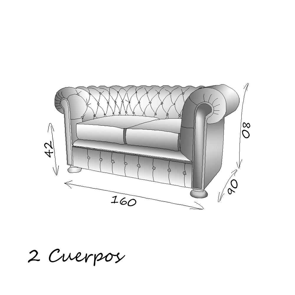 Sofá Chesterfield Cojín - Imagen 4