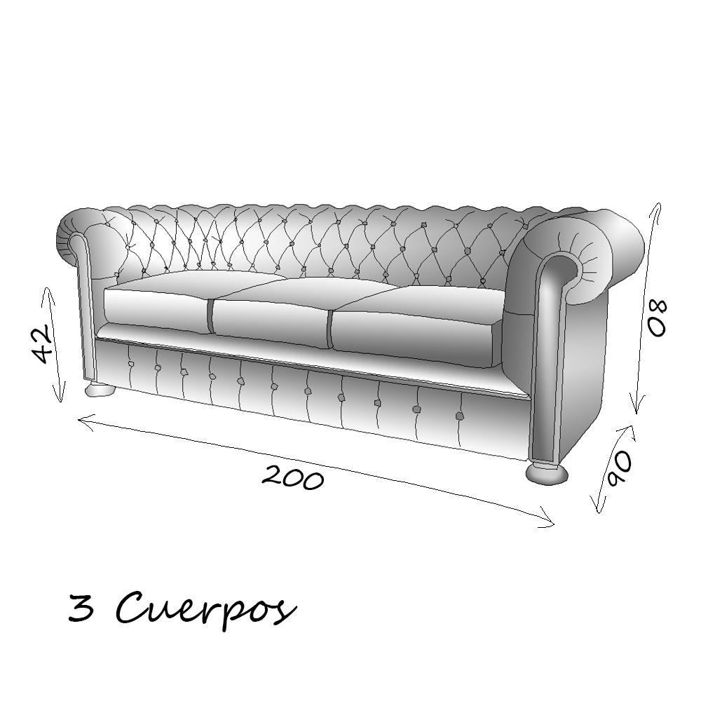 Sofá Chesterfield Cojín - Imagen 5