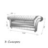 Sofá Chesterfield Fleming - Imagen 4